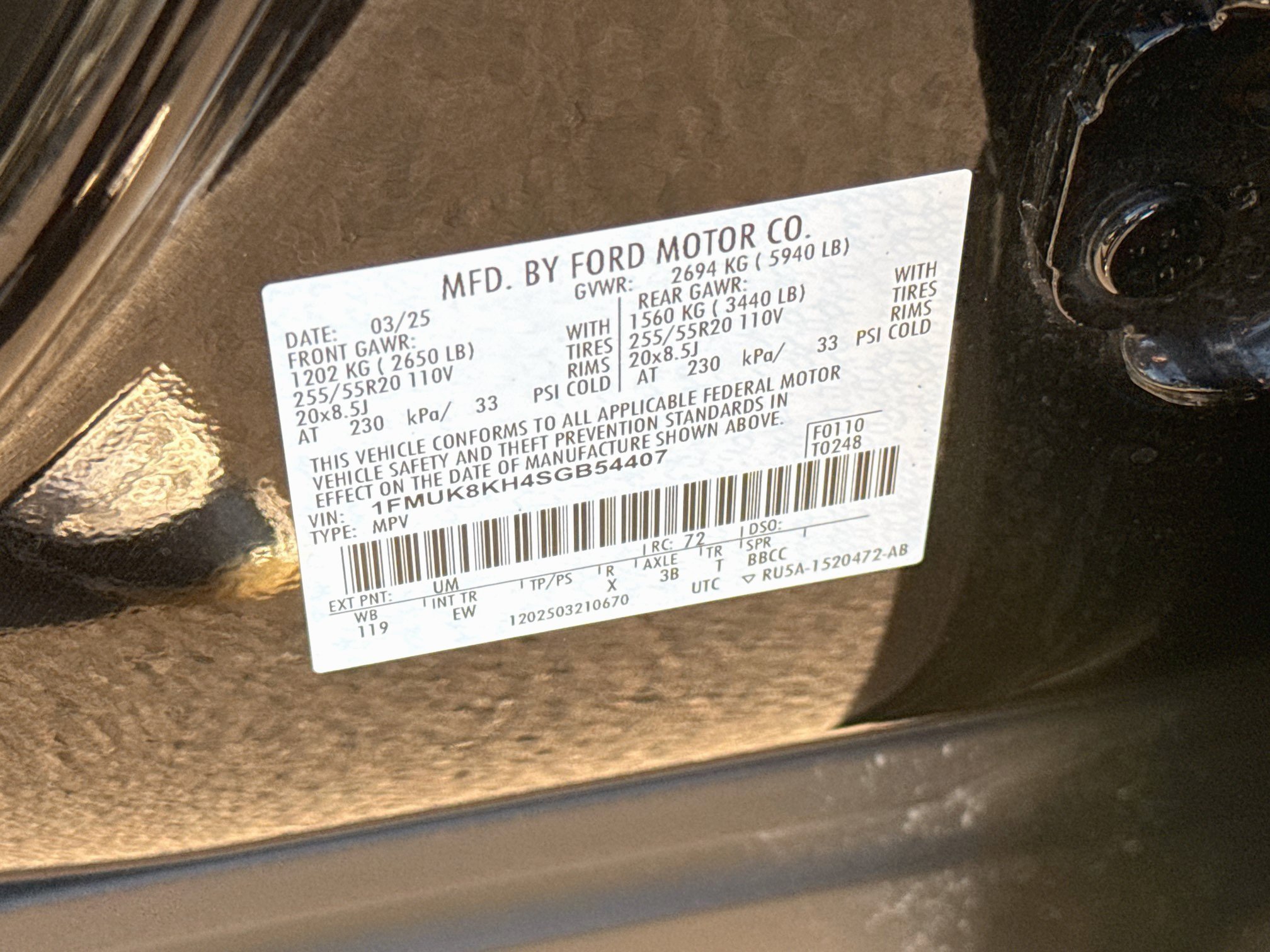 Used 2025 Ford Explorer ST-Line AWD/4WD image 12
