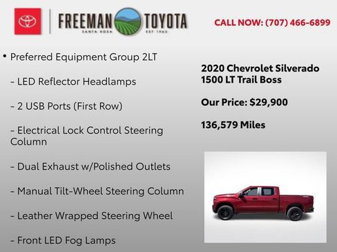 Used 2020 Chevrolet Silverado 1500 LT Trail Boss AWD/4WD image 11