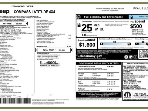 Used 2020 Jeep Compass Latitude image 31