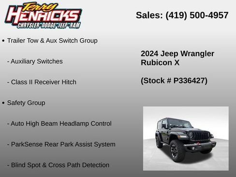 Used 2024 Jeep Wrangler Rubicon AWD/4WD image 12