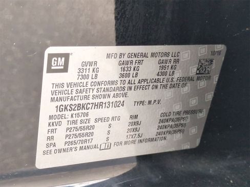 Used 2017 GMC Yukon SLT w/ Open Road Package image 39