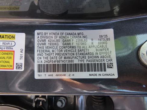 Certified 2026 Honda Civic Sport image 25