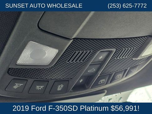 Used 2019 Ford F350 Platinum w/ Platinum Ultimate Package AWD/4WD image 45