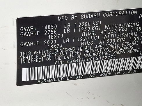 Used 2020 Subaru Outback Limited image 29