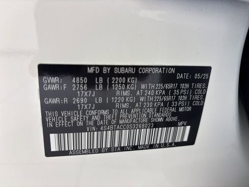 Used 2025 Subaru Outback Premium image 10