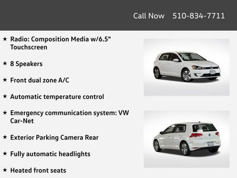 Used 2016 Volkswagen e-Golf SE image 4