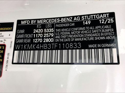 New 2026 Mercedes-Benz CLE 300 4MATIC Cabriolet image 12