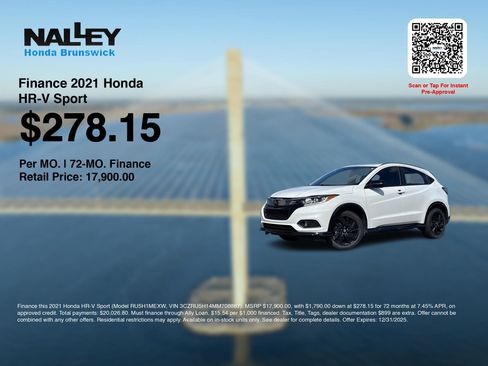 Used 2021 Honda HR-V Sport image 3