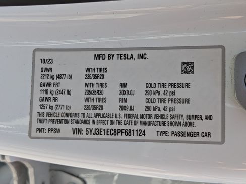 Used 2023 Tesla Model 3 Performance AWD/4WD image 59