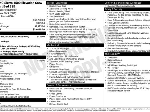 Used 2024 GMC Sierra 1500 Elevation w/ LPO, GMC Protection Package AWD/4WD image 4