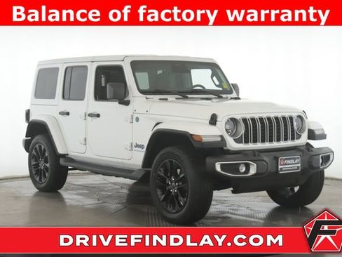 Used 2025 Jeep Wrangler Sahara 4xe image 1
