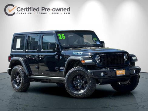 Certified 2025 Jeep Wrangler Unlimited Sport S 4xe AWD/4WD image 2