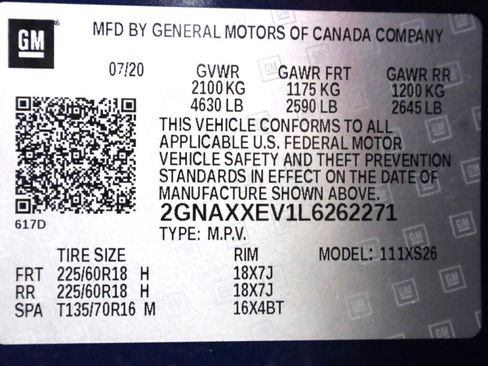 Used 2020 Chevrolet Equinox Premier w/ LPO, Floor Liner Package image 47