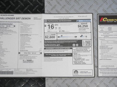 Used 2018 Dodge Challenger SRT Demon image 24