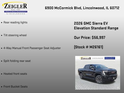 New 2026 GMC Sierra EV Elevation AWD/4WD image 30