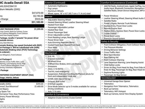 Used 2017 GMC Acadia Denali w/ Technology Package image 7