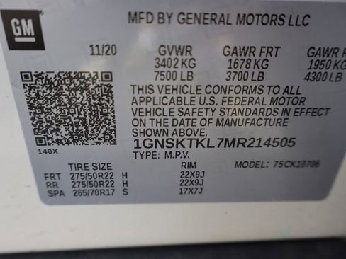 Used 2021 Chevrolet Tahoe High Country AWD/4WD image 4