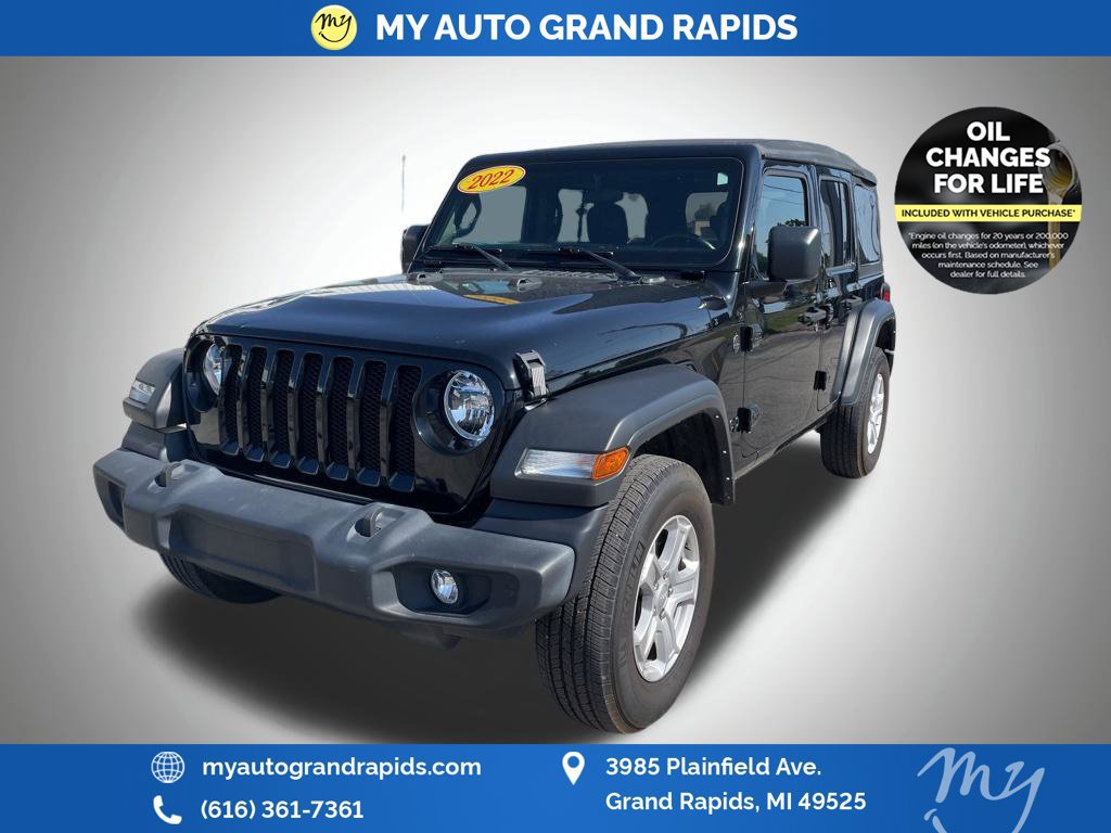Used 2022 Jeep Wrangler Unlimited Sport AWD/4WD image 2