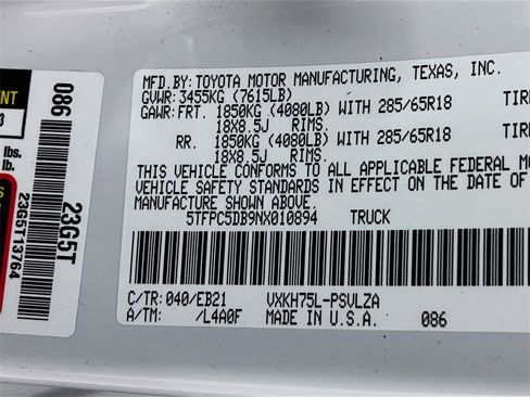 Used 2022 Toyota Tundra TRD Pro image 27