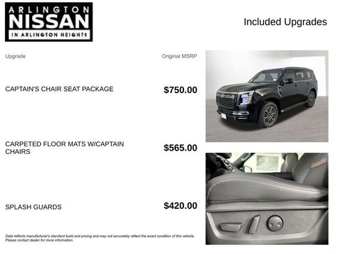 New 2026 Nissan Armada SL w/ Captain's Chari Seat Package image 4