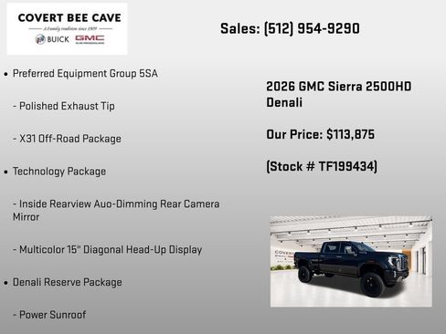 New 2026 GMC Sierra 2500 Denali w/ Denali Reserve Package AWD/4WD image 38