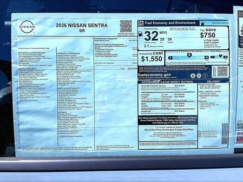 New 2026 Nissan Sentra SR image 13