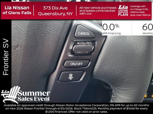 New 2026 Nissan Frontier SV w/ SV Convenience Package AWD/4WD image 20