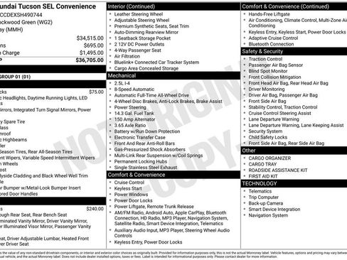 Certified 2025 Hyundai Tucson SEL image 6