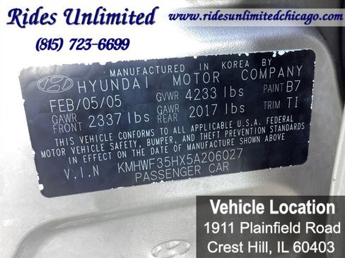 Used 2005 Hyundai Sonata GLS image 21