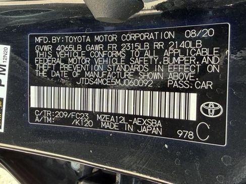 Used 2021 Toyota Corolla SE FWD image 25