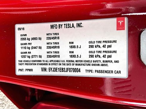 Used 2018 Tesla Model 3 Long Range image 30