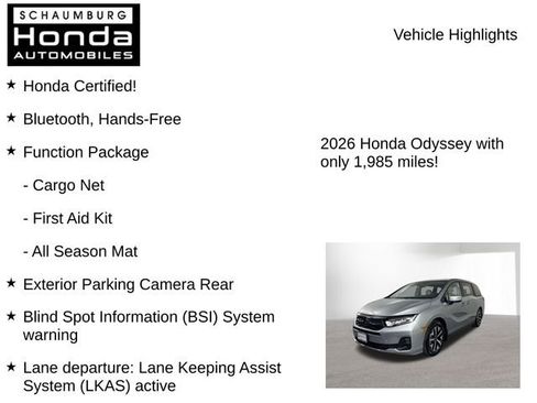 Used 2026 Honda Odyssey EX-L image 7