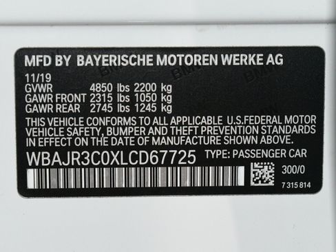 Used 2020 BMW 530i w/ Premium Package RWD image 98
