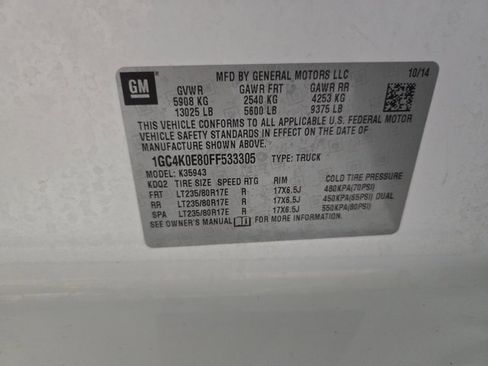 Used 2015 Chevrolet Silverado 3500 LTZ w/ Duramax Plus Package image 37