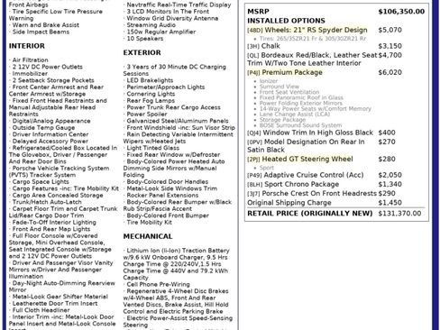 Used 2023 Porsche Taycan 4S w/ Premium Package image 54