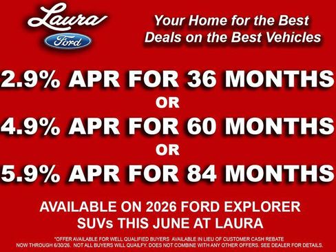 New 2026 Ford Explorer ST w/ Sun And Sound Package AWD/4WD image 4