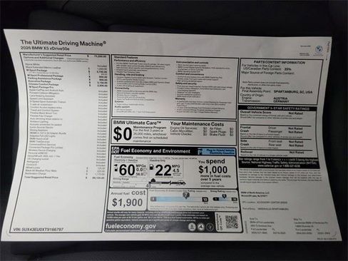 New 2026 BMW X5 xDrive50e w/ Executive Package image 14