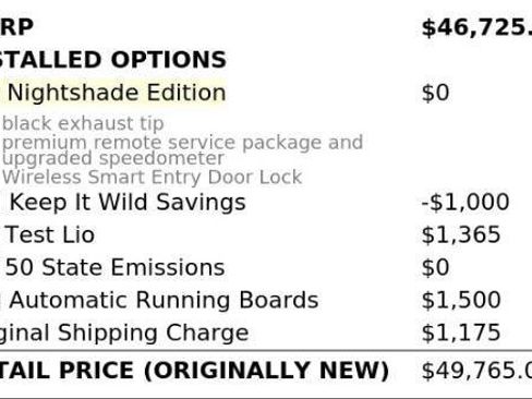 Used 2020 Toyota 4Runner Nightshade RWD image 4