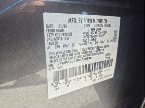 Used 2024 Ford Edge SEL AWD/4WD image 22