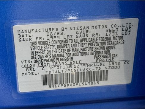 Used 2023 Nissan Kicks SR w/ SR Premium Package image 12