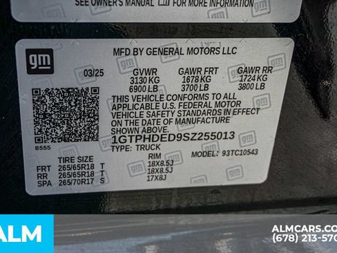Used 2025 GMC Sierra 1500 SLT RWD image 57