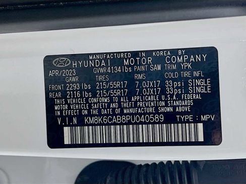 Certified 2023 Hyundai Kona SEL w/ Cargo Package AWD/4WD image 30