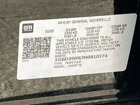 Used 2022 Cadillac CT5 V Blackwing w/ Parking Package RWD image 34