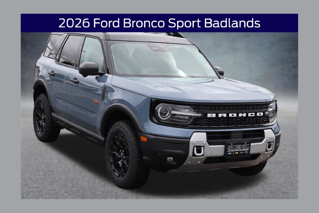 New 2026 Ford Bronco Sport Badlands w/ Sasquatch Badlands Package AWD/4WD 360° Tour
