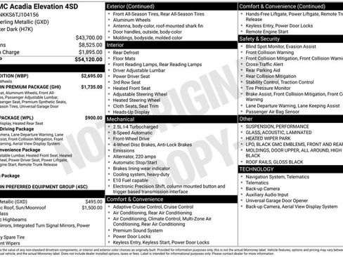 New 2026 GMC Acadia Elevation w/ Black Edition image 5