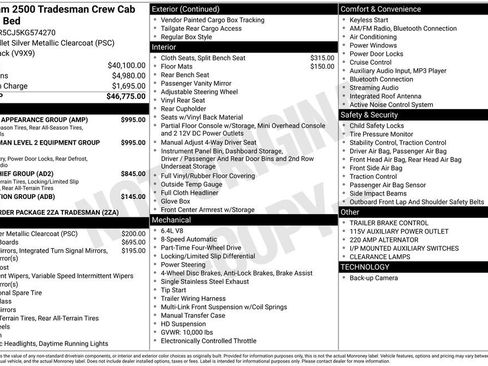 Used 2019 RAM 2500 Tradesman image 34