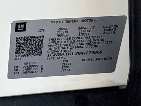 Used 2021 Chevrolet Tahoe High Country AWD/4WD image 40