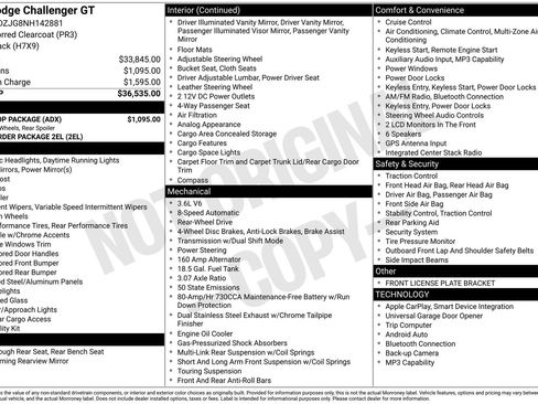 Used 2022 Dodge Challenger GT w/ Blacktop Package image 10