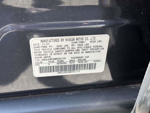 Used 2008 INFINITI EX35 Journey w/ Navigation Pkg AWD/4WD image 23