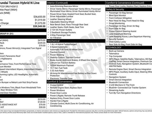 Used 2024 Hyundai Tucson N Line AWD/4WD image 6